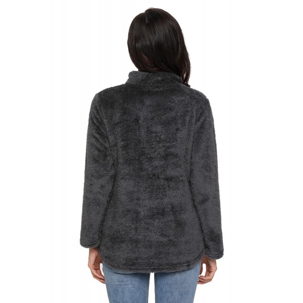 Gray Zipped Pullover Fleece Outfit