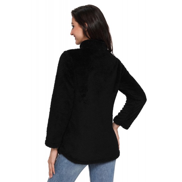 Black Zipped Pullover Fleece Outfit