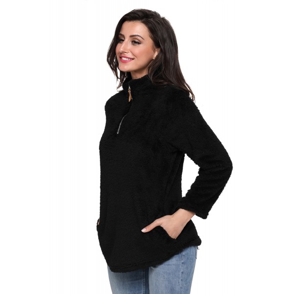Black Zipped Pullover Fleece Outfit