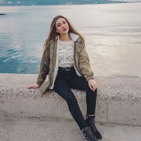Army Green Zip Front Jacket with Pockets