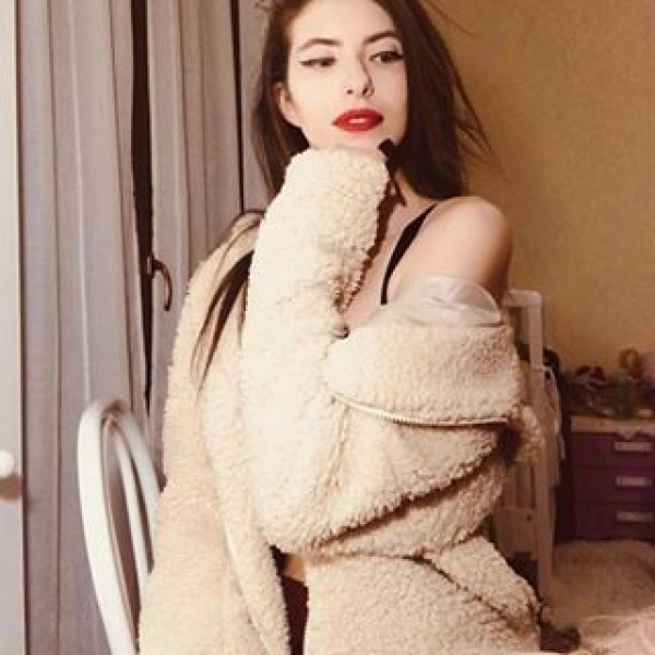 Khaki Zip Down Furry Hooded Jacket