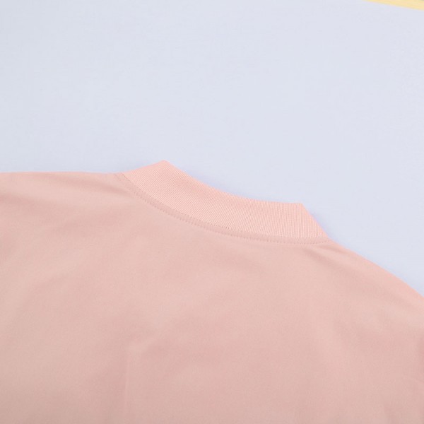 Pink Drawstring Waist Lightweight Outcoat