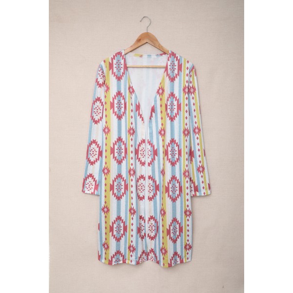 Open Front Aztec Cardigan