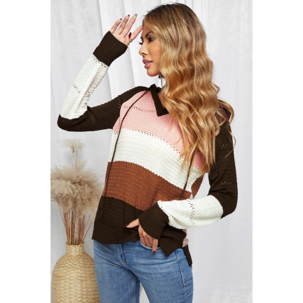 Classic Beach Bonfire Knitted Hoodie