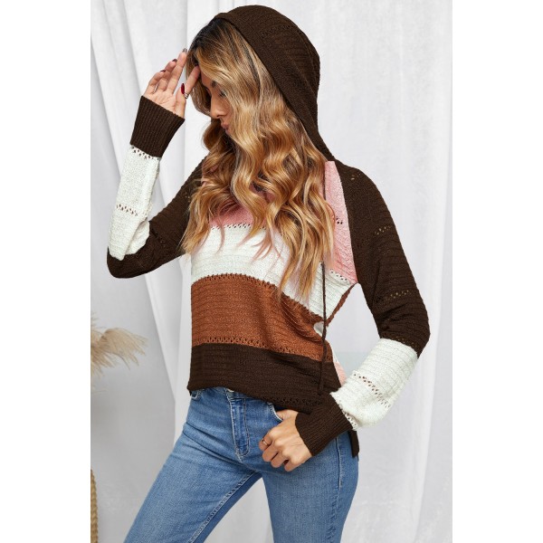 Classic Beach Bonfire Knitted Hoodie