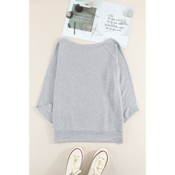 Plaid Christmas Tree Grey Sweatshirt